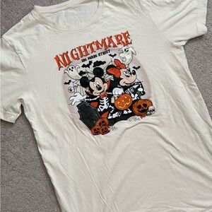 Nightmare on Main Street Graphic Tee Women’s Sized M Disneyland Halloween